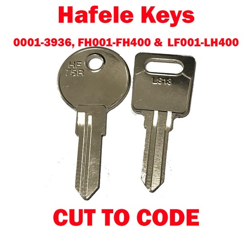 Replacement hafele keys - 2, x