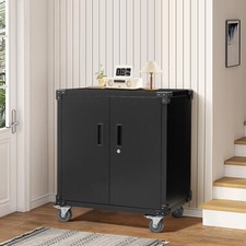 Mobile Vertical File Cabinet