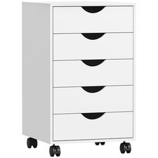 HOMCOM 5 Drawer Mobile Filing